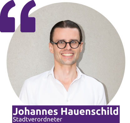 Johannes Hauenschild, Stadtverordneter